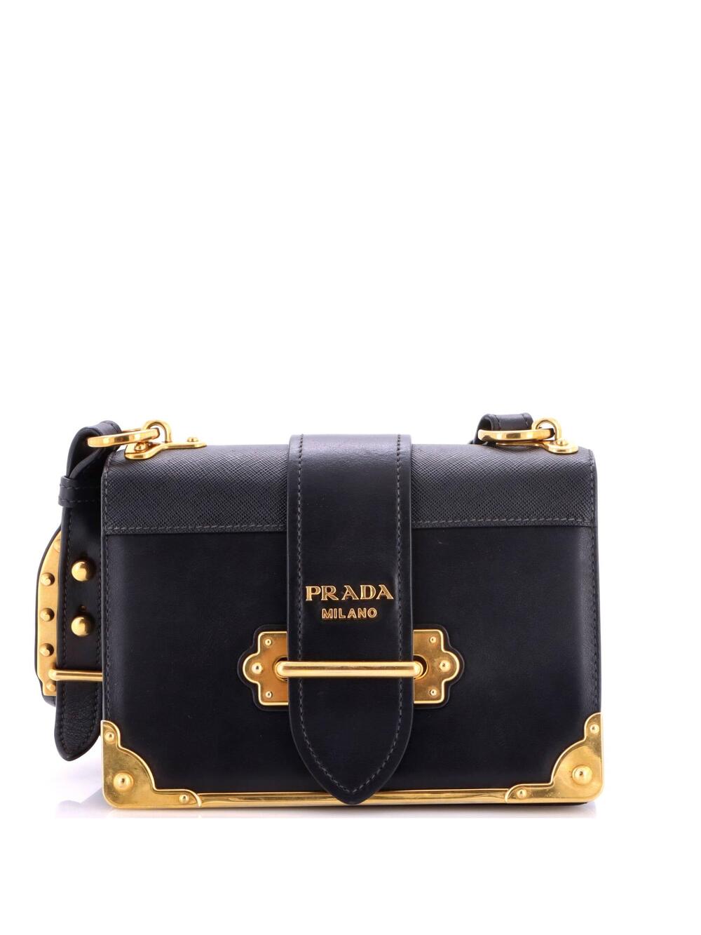 Prada Cahier Crossbody Bag Leather And #377707P15B